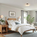 Round Ankeny Alabaster Ceiling Lamp