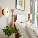 Round Ankeny Alabaster Ceiling Lamp
