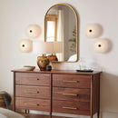 Round Ankeny Alabaster Ceiling Lamp