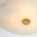 Round Ankeny Alabaster Ceiling Lamp