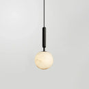 Round Bosso Alabaster Pendant Lamp