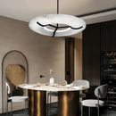 Round Carve Alabaster Pendant Light