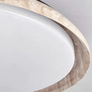 Round Kuzco Travertine Ceiling Light
