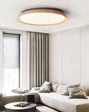 Round Kuzco Travertine Ceiling Light