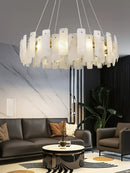 Round Noah Alabaster Chandelier