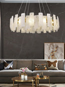 Round Noah Alabaster Chandelier