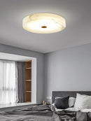 Round Sophie Alabaster Ceiling Lamp