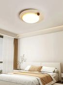 Round Travertine Luno Arte Ceiling Light