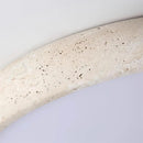 Round Travertine Metra Ceiling Light