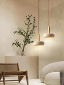 Round Travertine Pendant Light