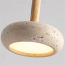 Round Travertine Pendant Light