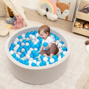 Kiddie Baby Playpen with 200 Ocean Balls and Storage Bag-Gray by LJGDeals