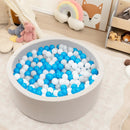 Kiddie Baby Playpen with 200 Ocean Balls and Storage Bag-Gray by LJGDeals