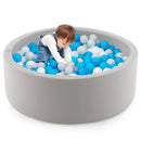Kiddie Baby Playpen with 200 Ocean Balls and Storage Bag-Gray by LJGDeals