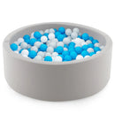 Kiddie Baby Playpen with 200 Ocean Balls and Storage Bag-Gray by LJGDeals