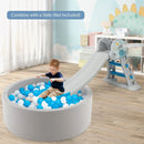 Kiddie Baby Playpen with 200 Ocean Balls and Storage Bag-Gray by LJGDeals