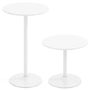 Round Bistro Table 40 Inch Bar Height Tall Coffee Cocktail Table by LJGDeals