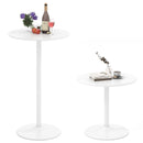 Round Bistro Table 40 Inch Bar Height Tall Coffee Cocktail Table by LJGDeals