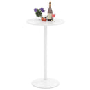 Round Bistro Table 40 Inch Bar Height Tall Coffee Cocktail Table by LJGDeals