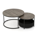 Round Coffee Table Set of 2 by DirectDeals