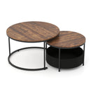 Round Coffee Table Set of 2 by LJGDeals
