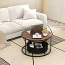 Round Coffee Table Set of 2 by LJGDeals