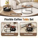 Round Coffee Table Set of 2 by LJGDeals