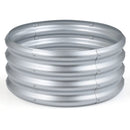 Round Galvanized Raised Garden Bed with Open-Ended Base by DirectDeals