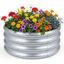 Round Galvanized Raised Garden Bed with Open-Ended Base by LJGDeals