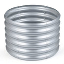 Round Galvanized Raised Garden Bed with Open-Ended Base by DirectDeals