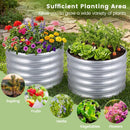 Round Galvanized Raised Garden Bed with Open-Ended Base by LJGDeals