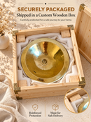 Round Sink - Round Hammered Brass Sink