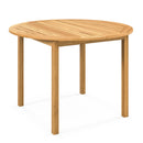 4-Person Large Round Outdoor Dining Table by LJGDeals