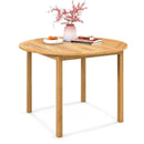 4-Person Large Round Outdoor Dining Table by LJGDeals