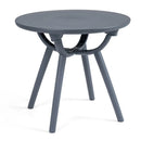 Round Patio Storage Side Table for Poolside and Balcony by DirectDeals