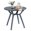 Round Patio Storage Side Table for Poolside and Balcony by LJGDeals