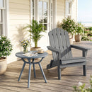 Round Patio Storage Side Table for Poolside and Balcony by LJGDeals