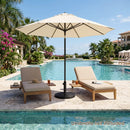 Patio Umbrella Base 22 lbs Resin Wicker Style by LJGDeals