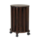 Round Portable Wood Nesting Stools with Locking Casters by LJGDeals