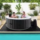 70/80 Inches Round SPA Pool Hottub with 110/130 Air Jets Electric Heater Pump by DirectDeals