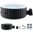 70/80 Inches Round SPA Pool Hottub with 110/130 Air Jets Electric Heater Pump by LJGDeals