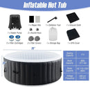 70/80 Inches Round SPA Pool Hottub with 110/130 Air Jets Electric Heater Pump by LJGDeals