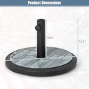 35lbs Umbrella Base with Built-in Cement by LJGDeals
