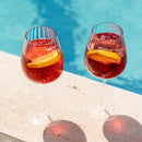 Round Up Dusty Rose Set of 2 Red wine glasses