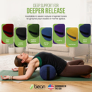 Yoga Bolster - Rectangle or Round or Pranayama shape Premium Professional Firm Studio Quality for Enhanced Yoga Practice by Bean Products