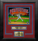 Roy Halladay Perfection Philadelphia Phillies 8" x 10" Framed Baseball Photo with Engraved Autograph by Dynasty Sports & Framing