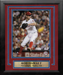 Roy Oswalt in Action Philadelphia Phillies 8" x 10" Framed Baseball Photo by Dynasty Sports & Framing