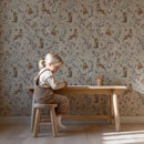 EazzyWalls Storybook Forest Animals Wallpaper
