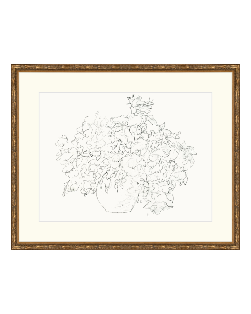 Vase of Flowers Sketch