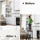 3-in-1 Rubber Wood 3 Tier Folding Step Stool Ladder Storage Shelf-Coffee by LJGDeals